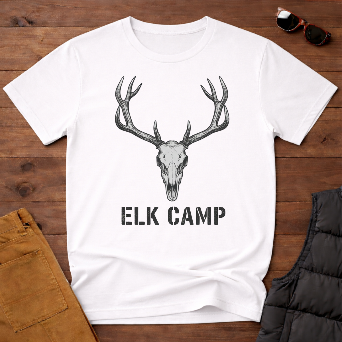Elk Camp Skull T-Shirt