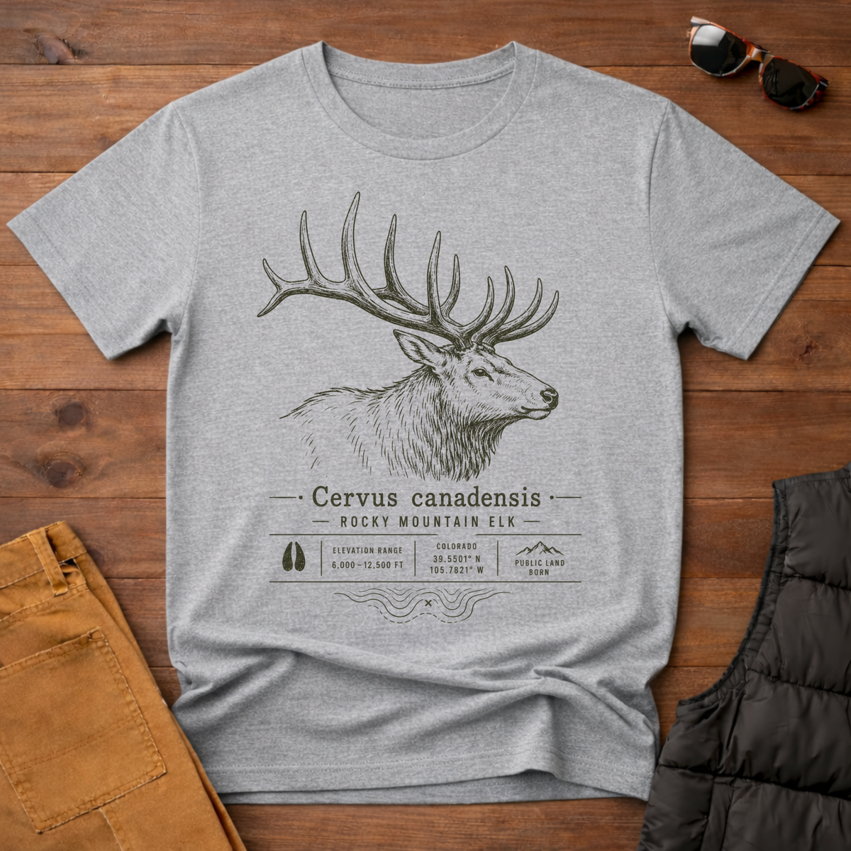 Rocky Mountain Elk Specimen Tee