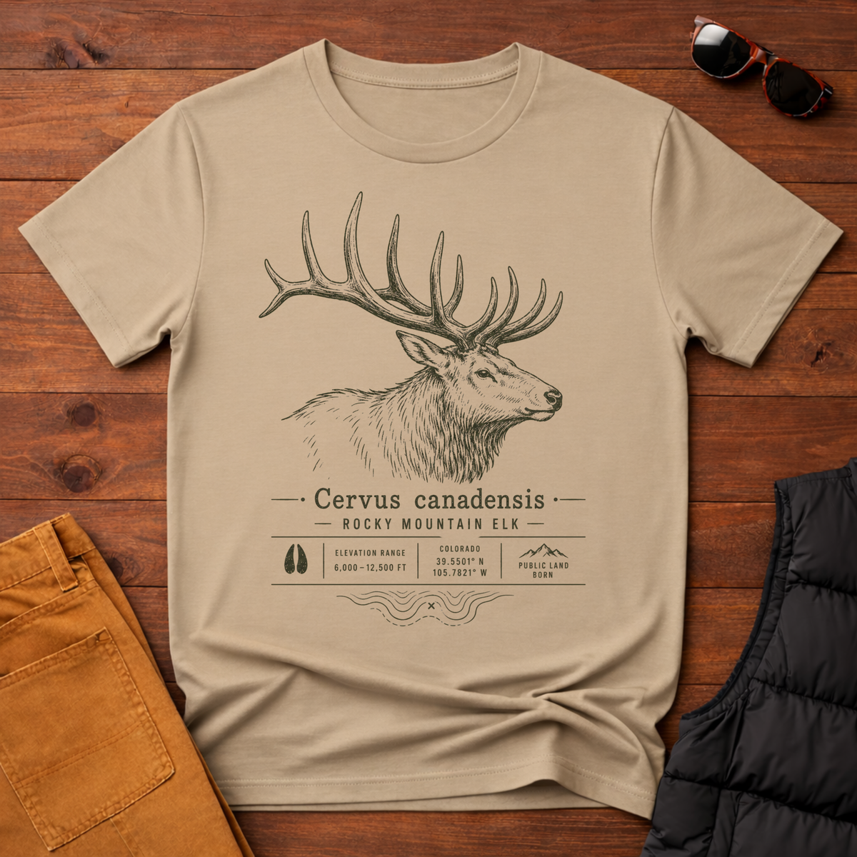 Rocky Mountain Elk Specimen Tee