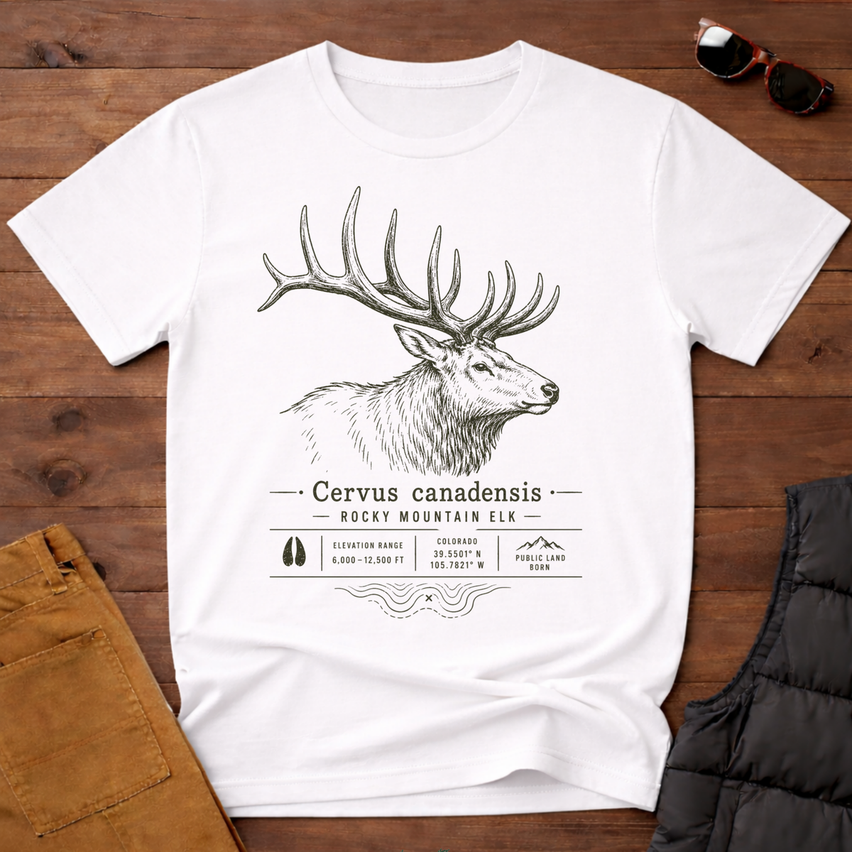 Rocky Mountain Elk Specimen Tee