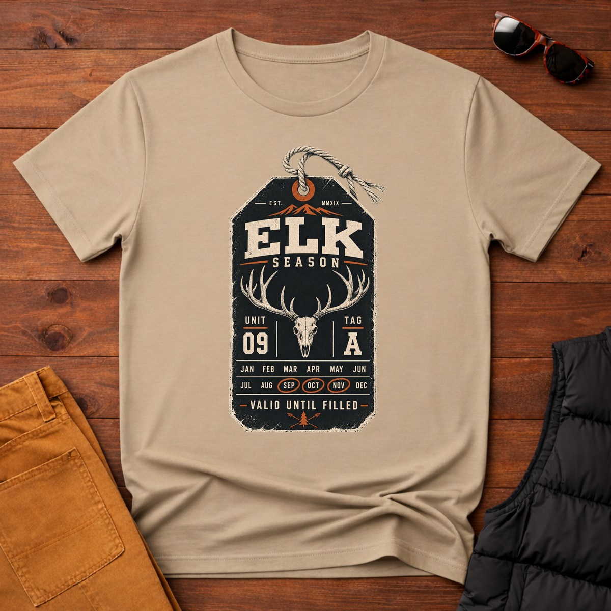 Elk Season Tag T-Shirt