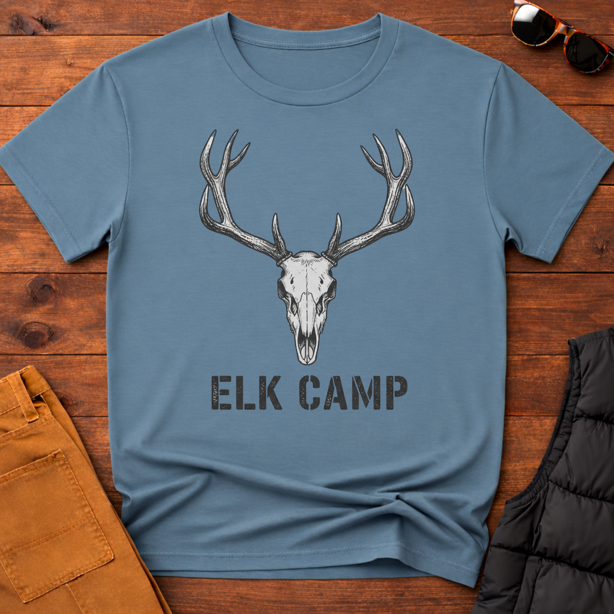 Elk Camp Skull T-Shirt