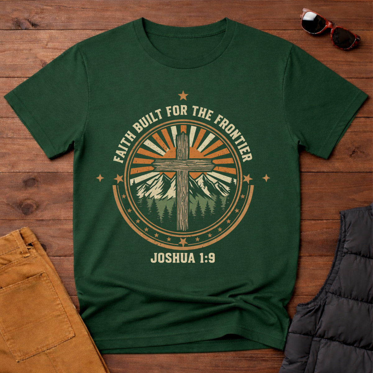 Faith Built For The Frontier T-Shirt
