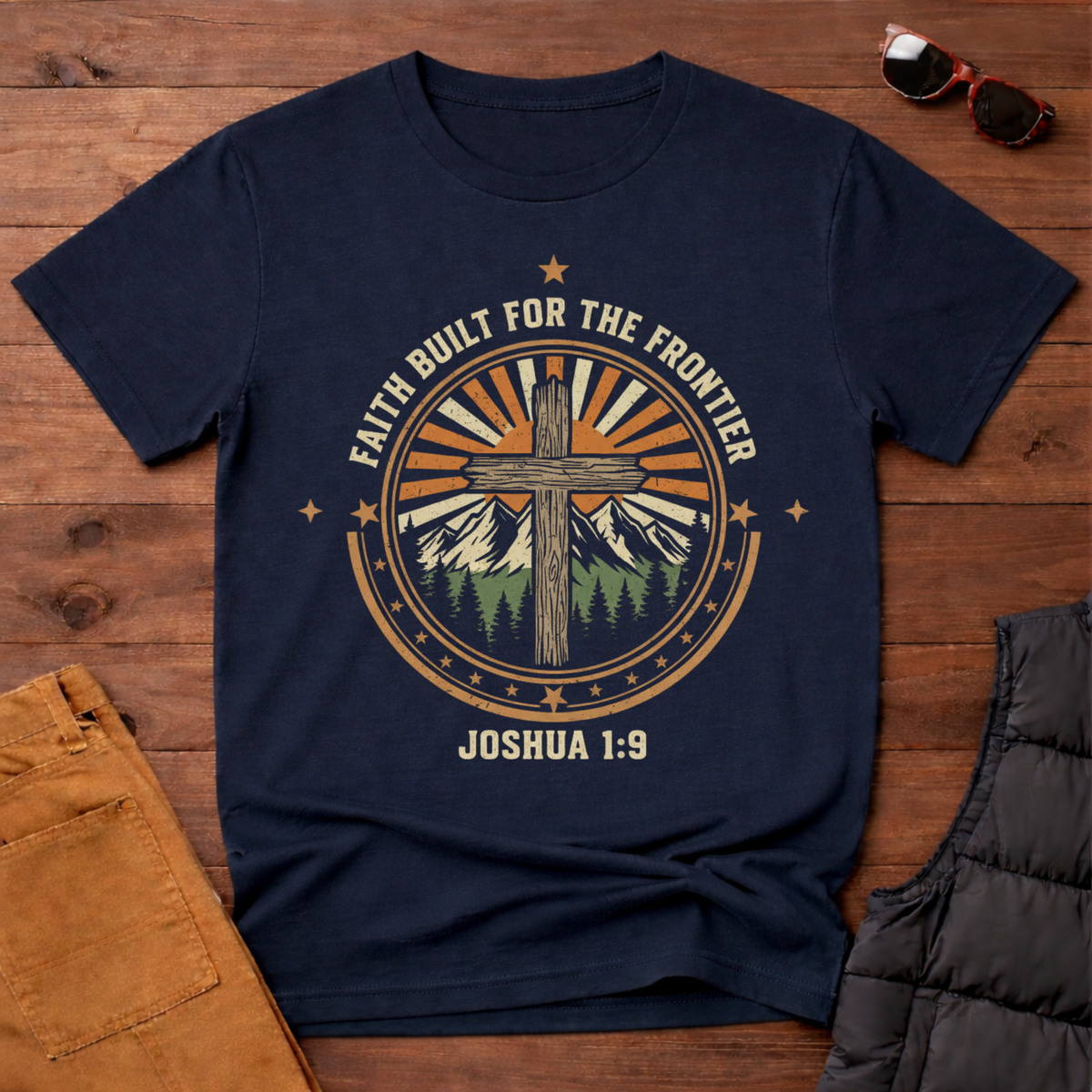 Faith Built For The Frontier T-Shirt