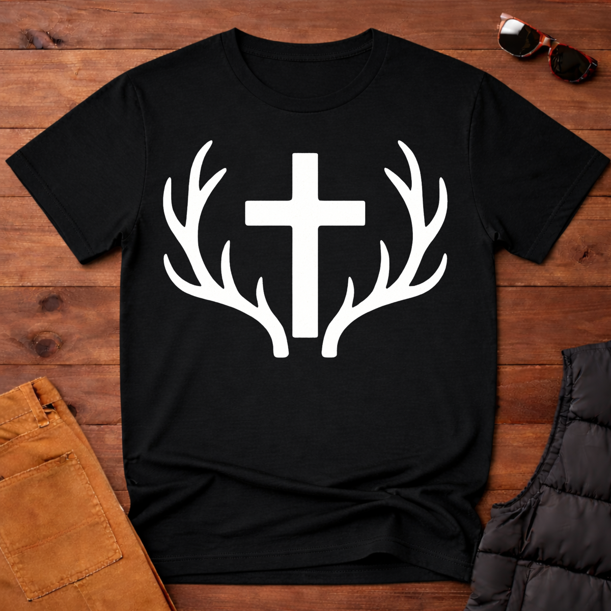 Faith and Antlers T-Shirt