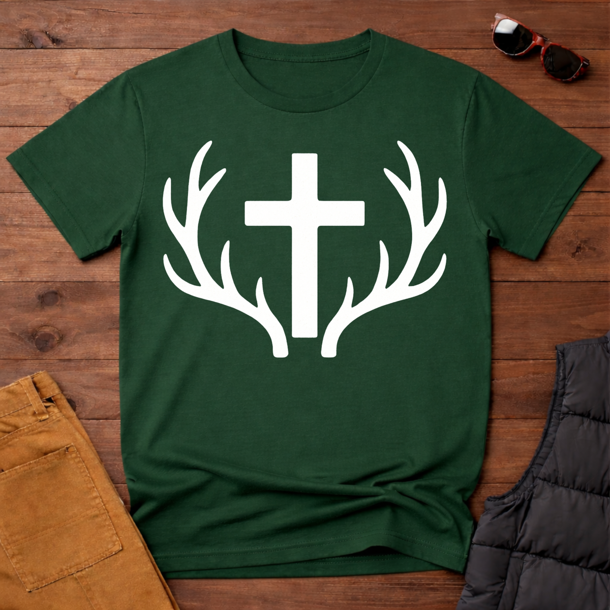 Faith and Antlers T-Shirt