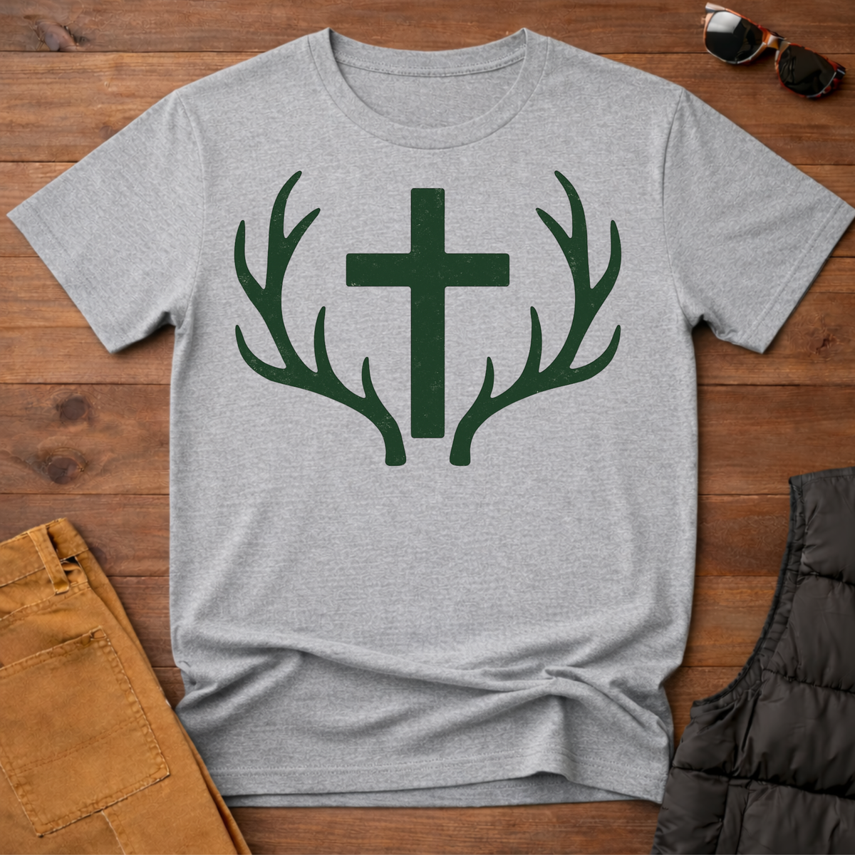 Faith and Antlers T-Shirt
