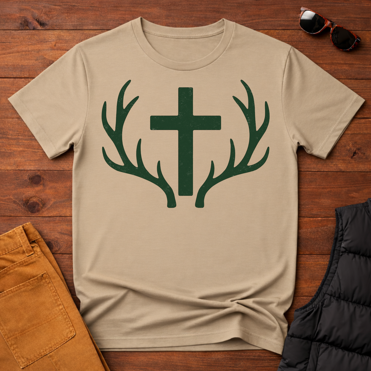 Faith and Antlers T-Shirt