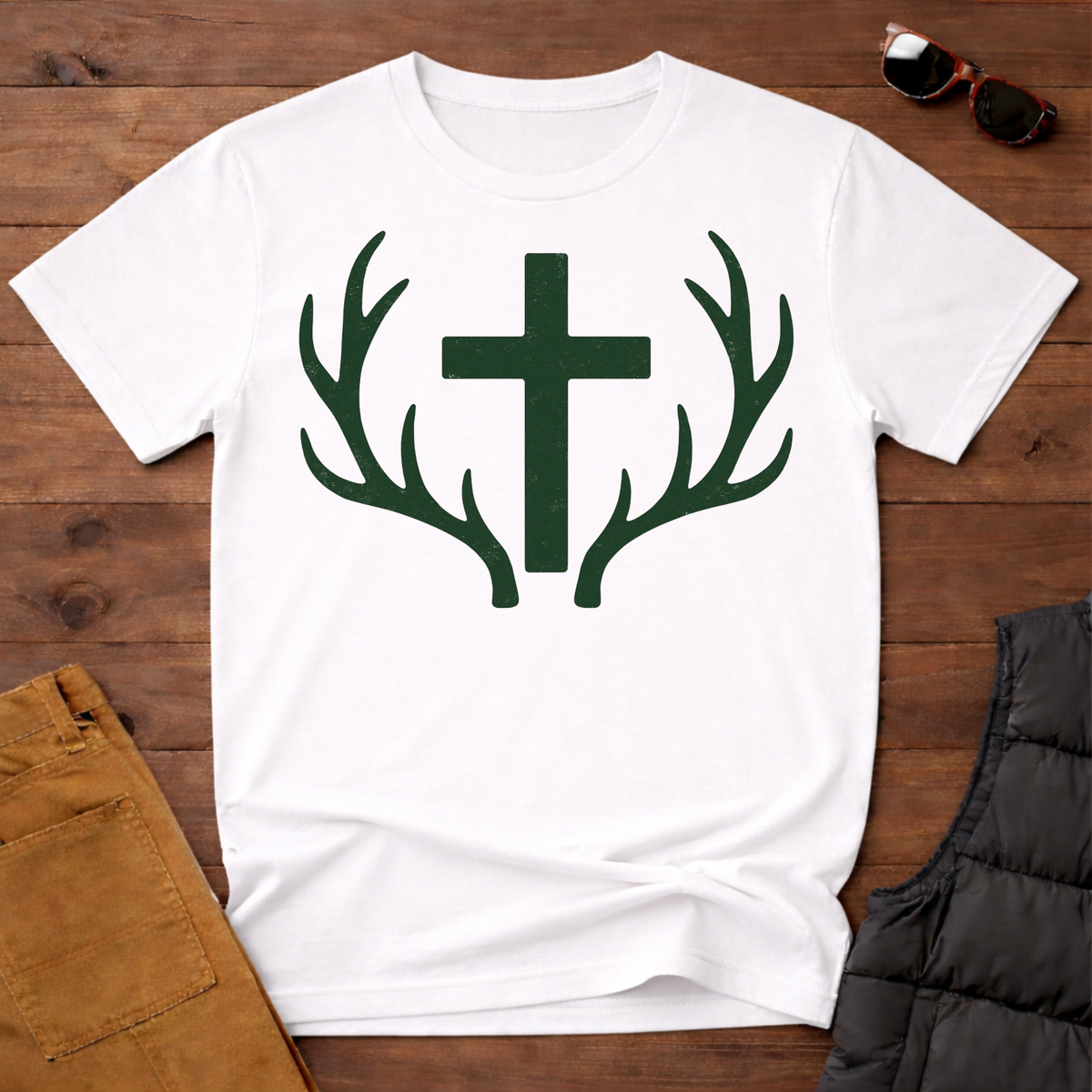 Faith and Antlers T-Shirt
