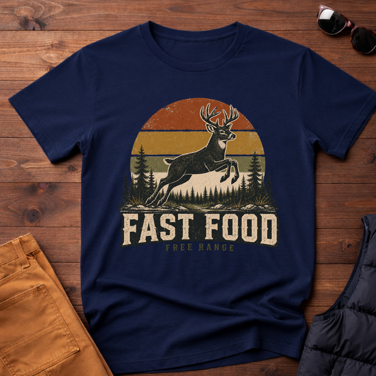 Fast Food Deer T-Shirt