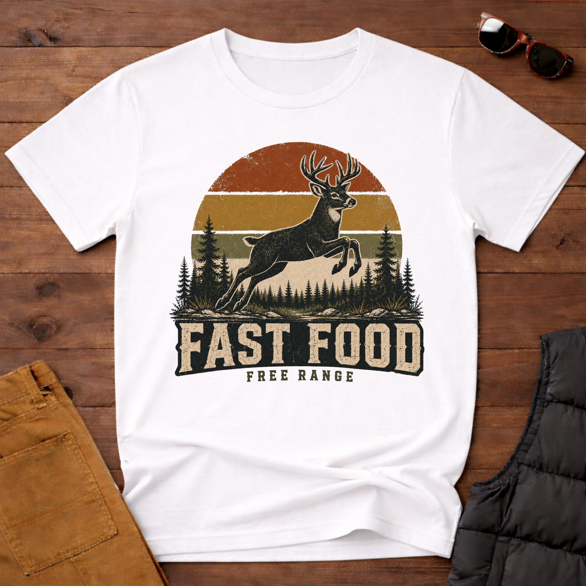 Fast Food Deer T-Shirt
