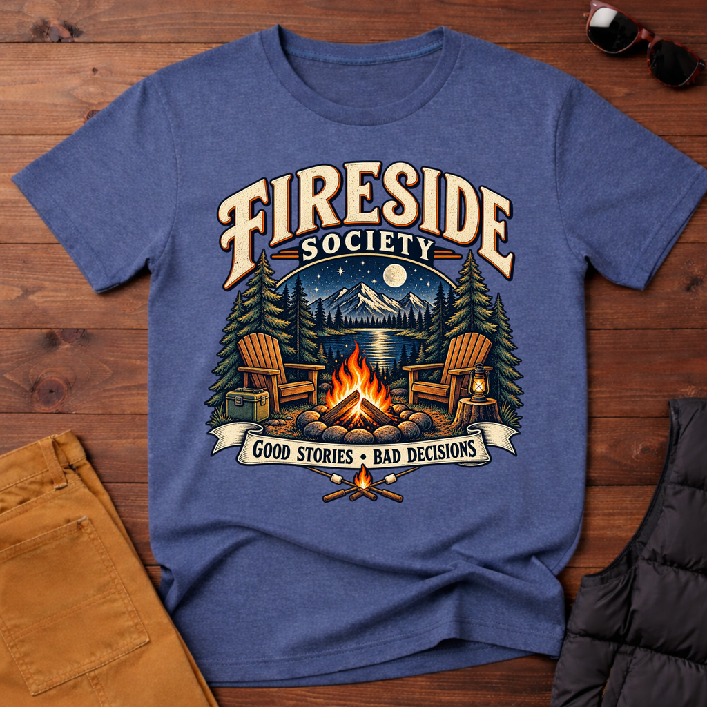 Fireside Society T-Shirt | Good Stories Bad Decisions Tee