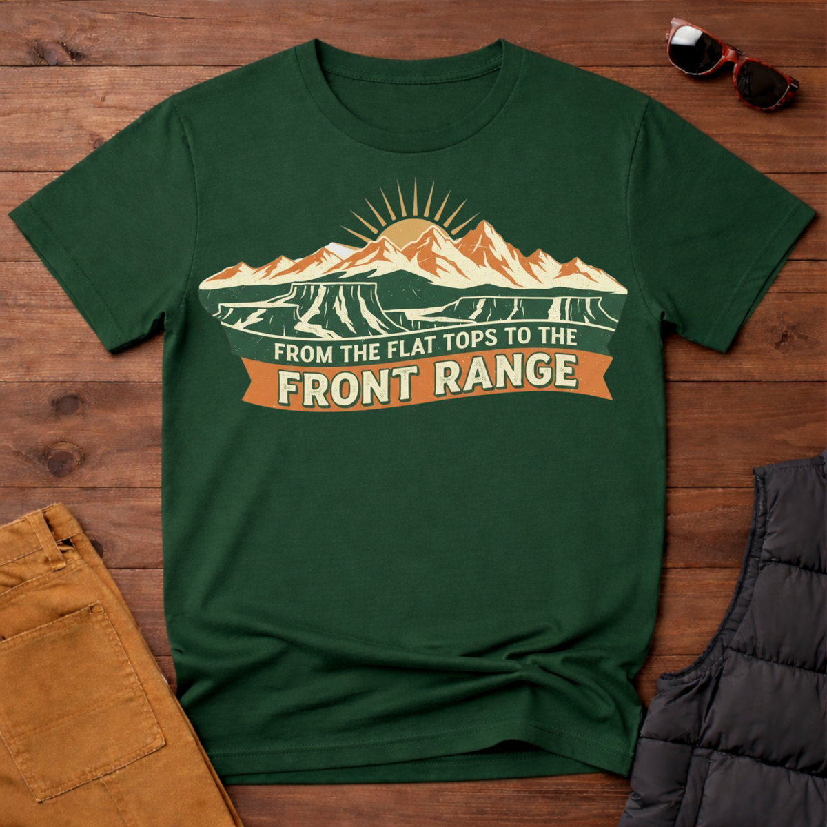 From the Flat Tops to the Front Range T-Shirt