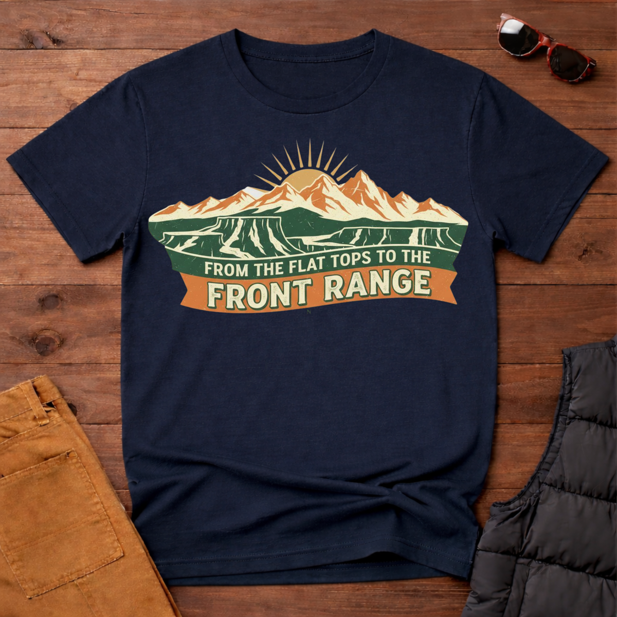From the Flat Tops to the Front Range T-Shirt