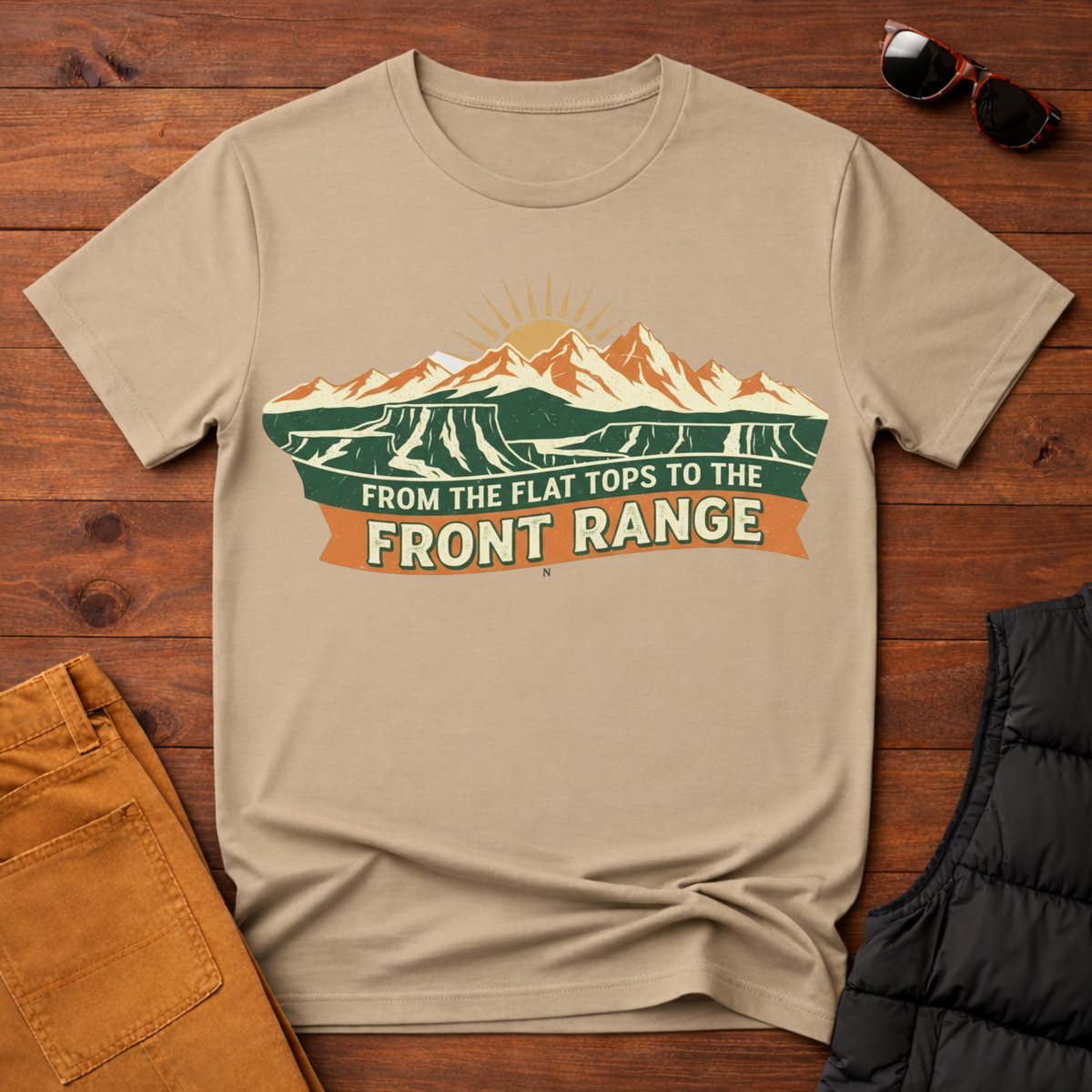 From the Flat Tops to the Front Range T-Shirt