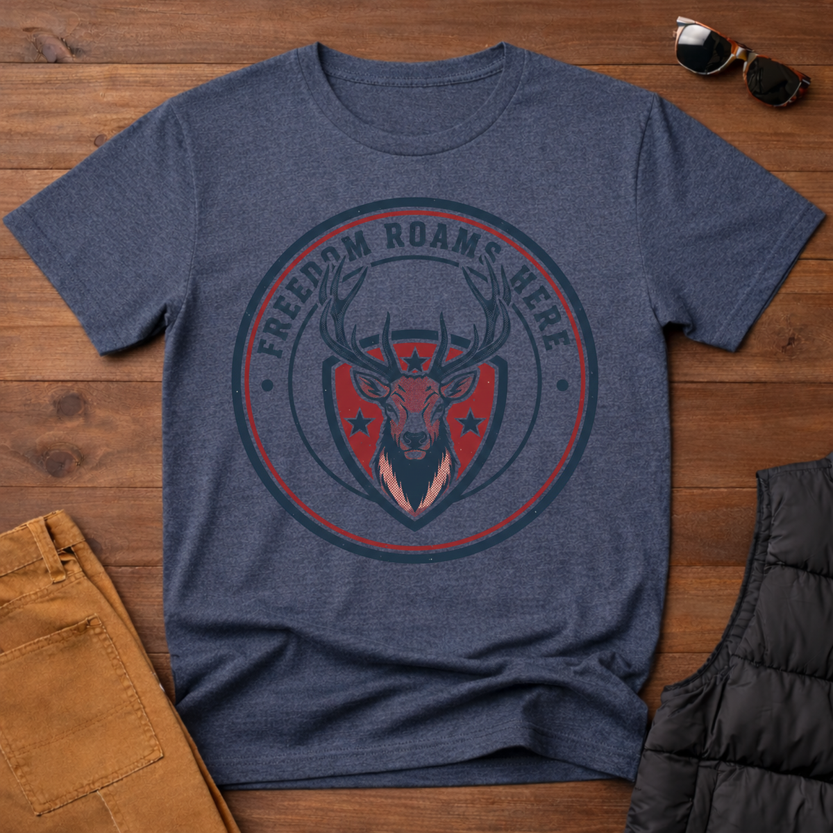 Freedom Roams Here T-Shirt