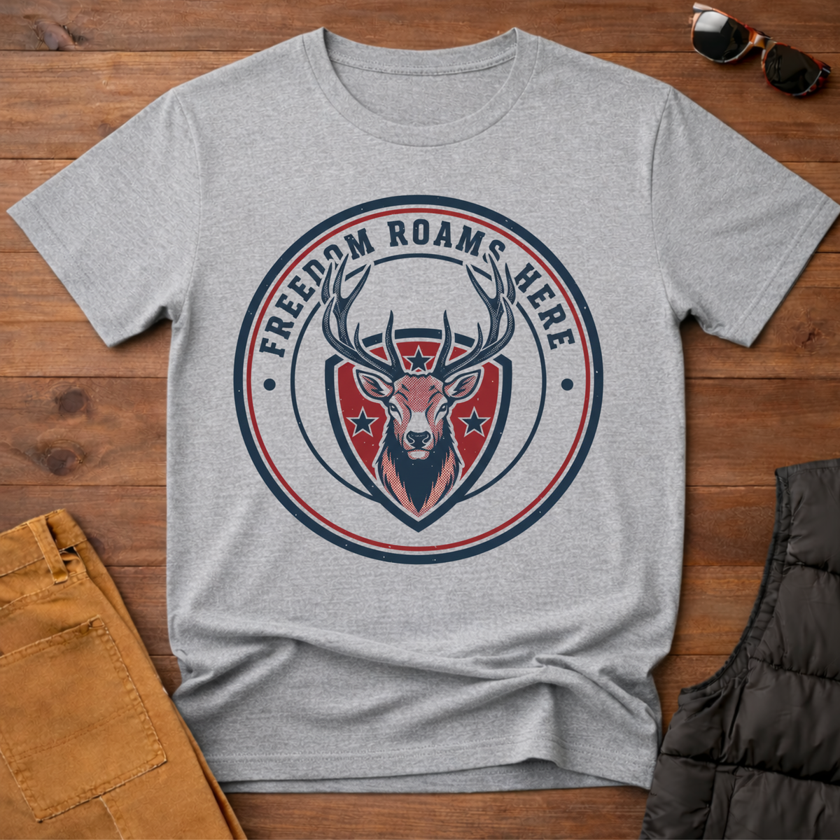 Freedom Roams Here T-Shirt