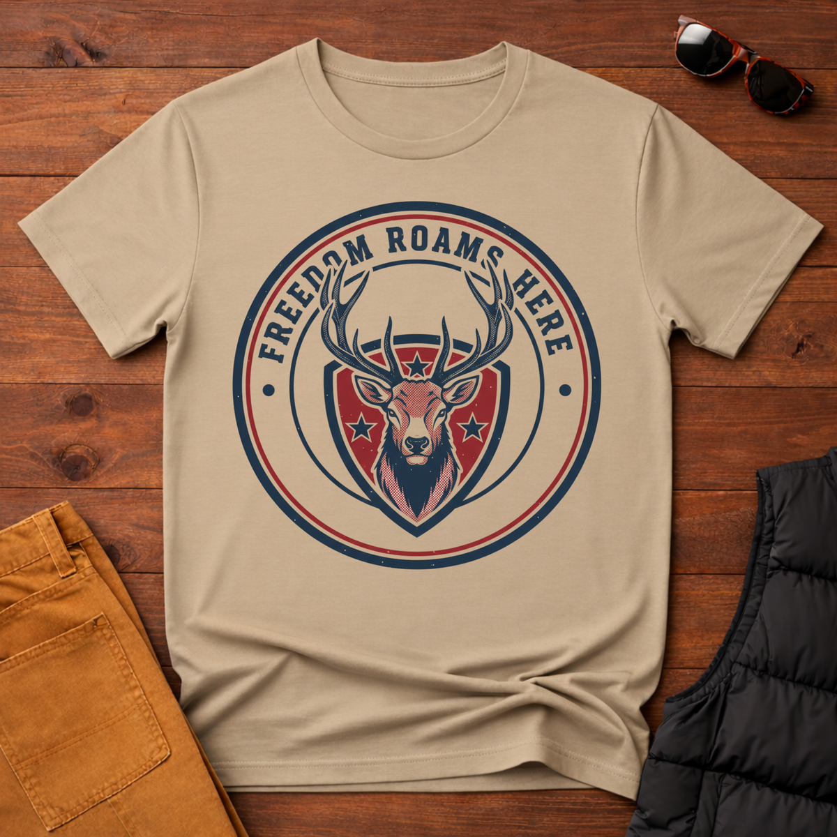 Freedom Roams Here T-Shirt