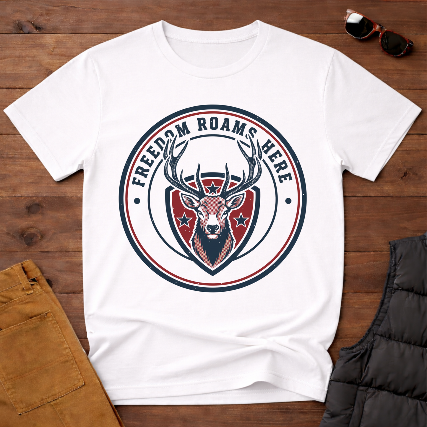 Freedom Roams Here T-Shirt