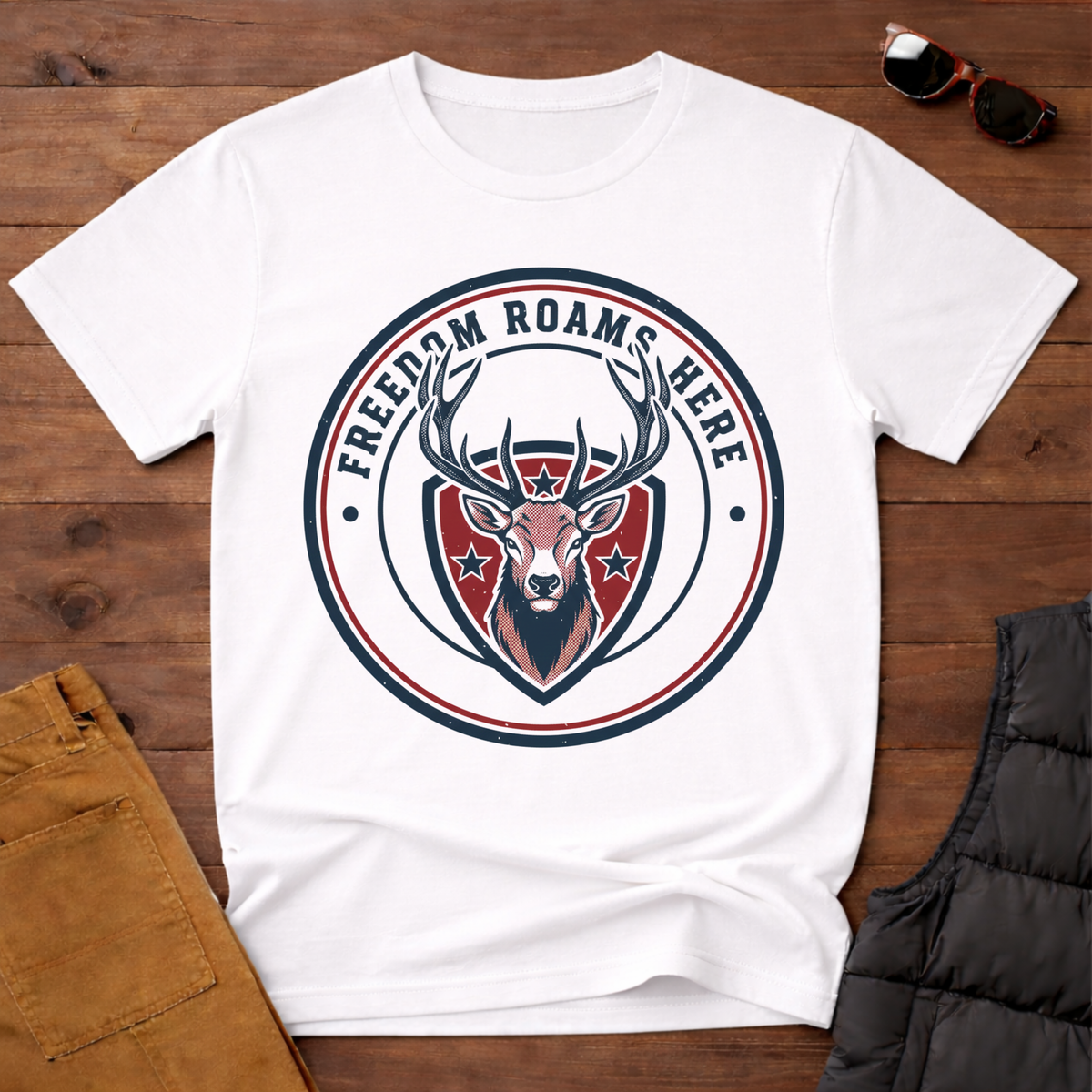 Freedom Roams Here T-Shirt