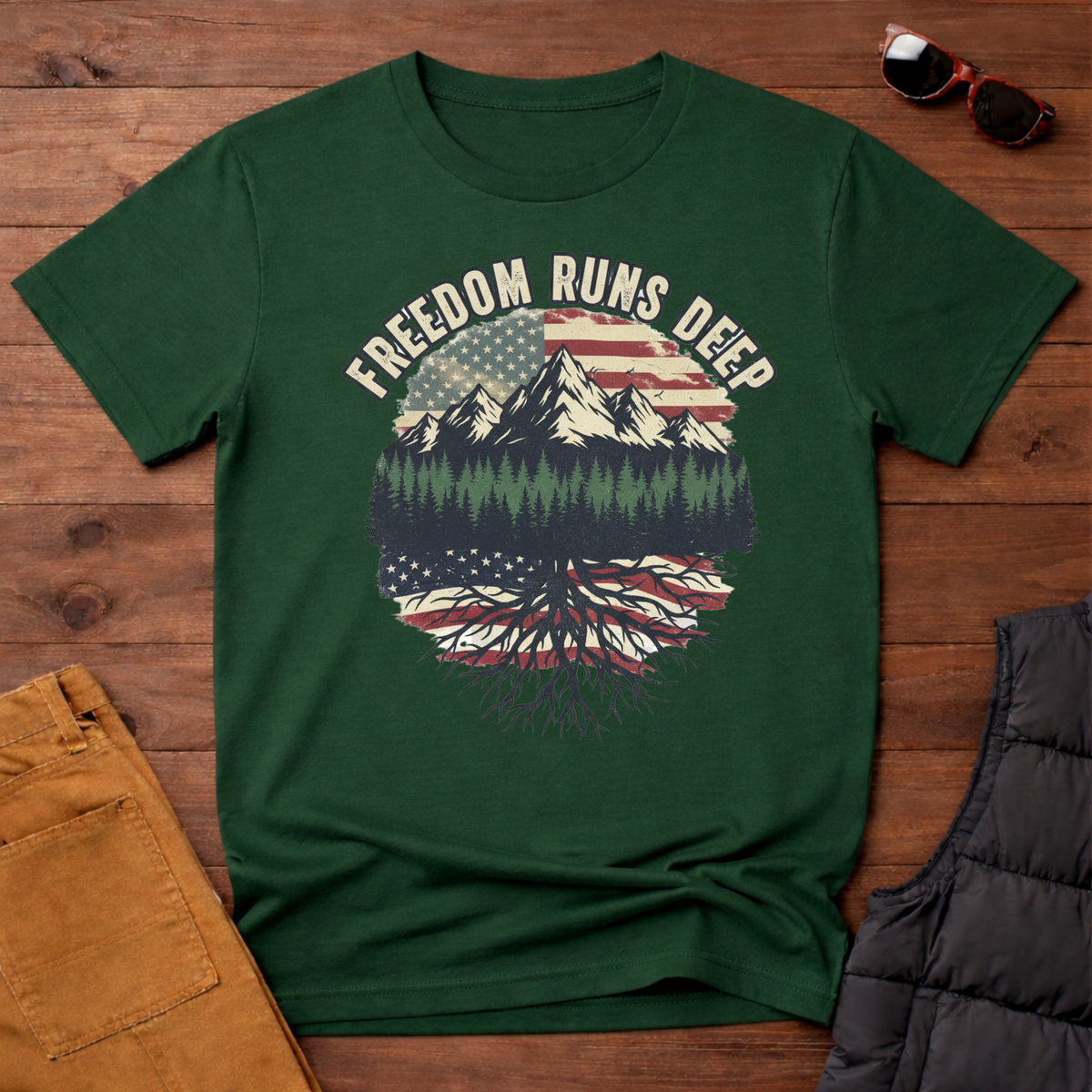 Freedom Runs Deep T-Shirt