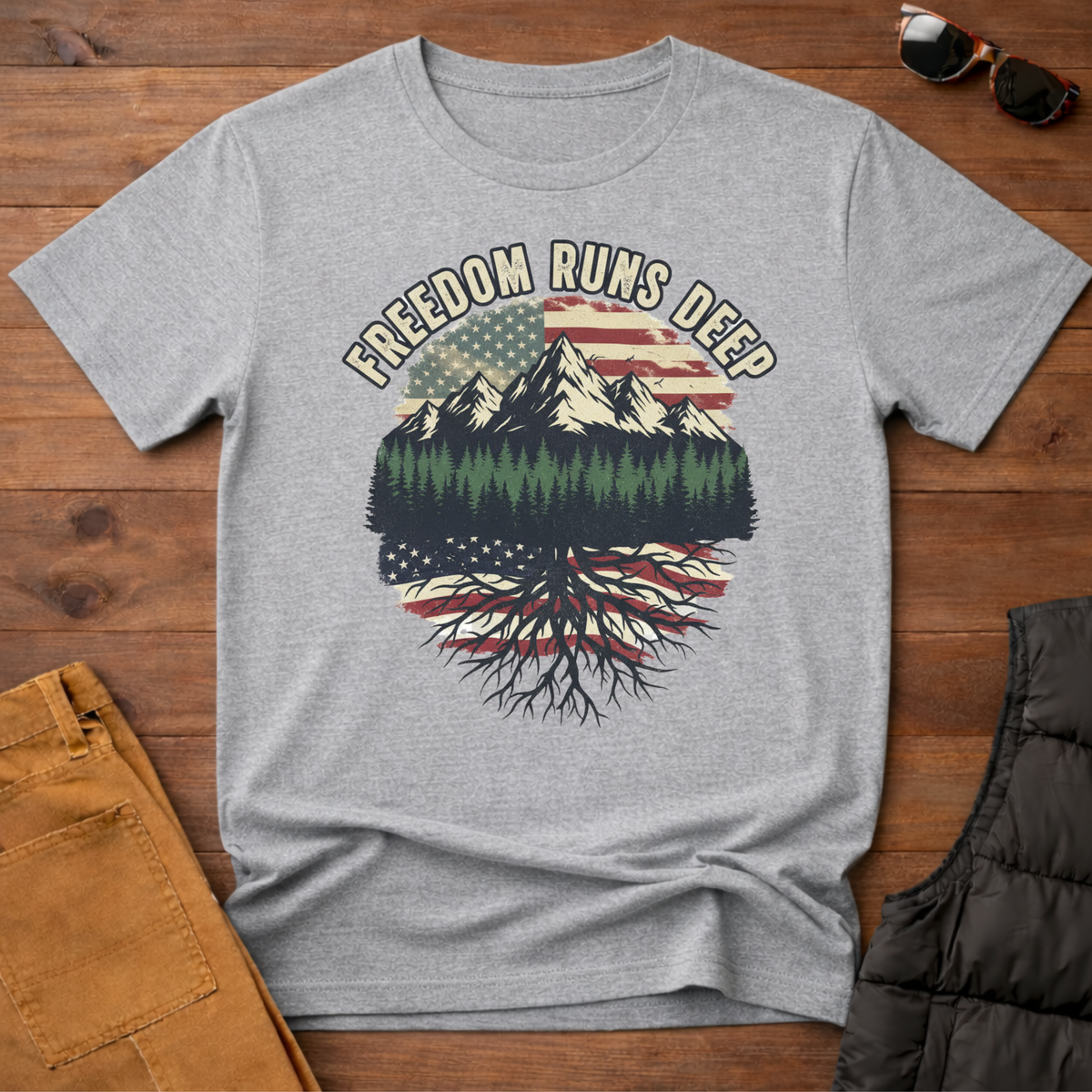 Freedom Runs Deep T-Shirt