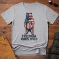 Patriotic Bear Freedom Runs Wild T-Shirt
