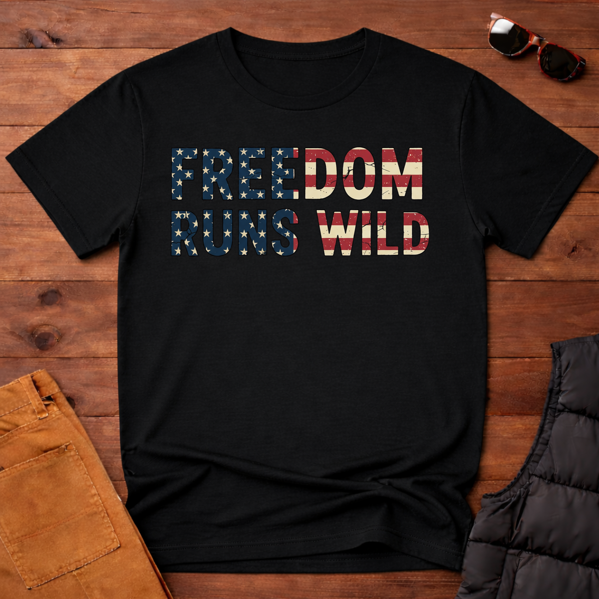 Freedom Runs Wild T-Shirt