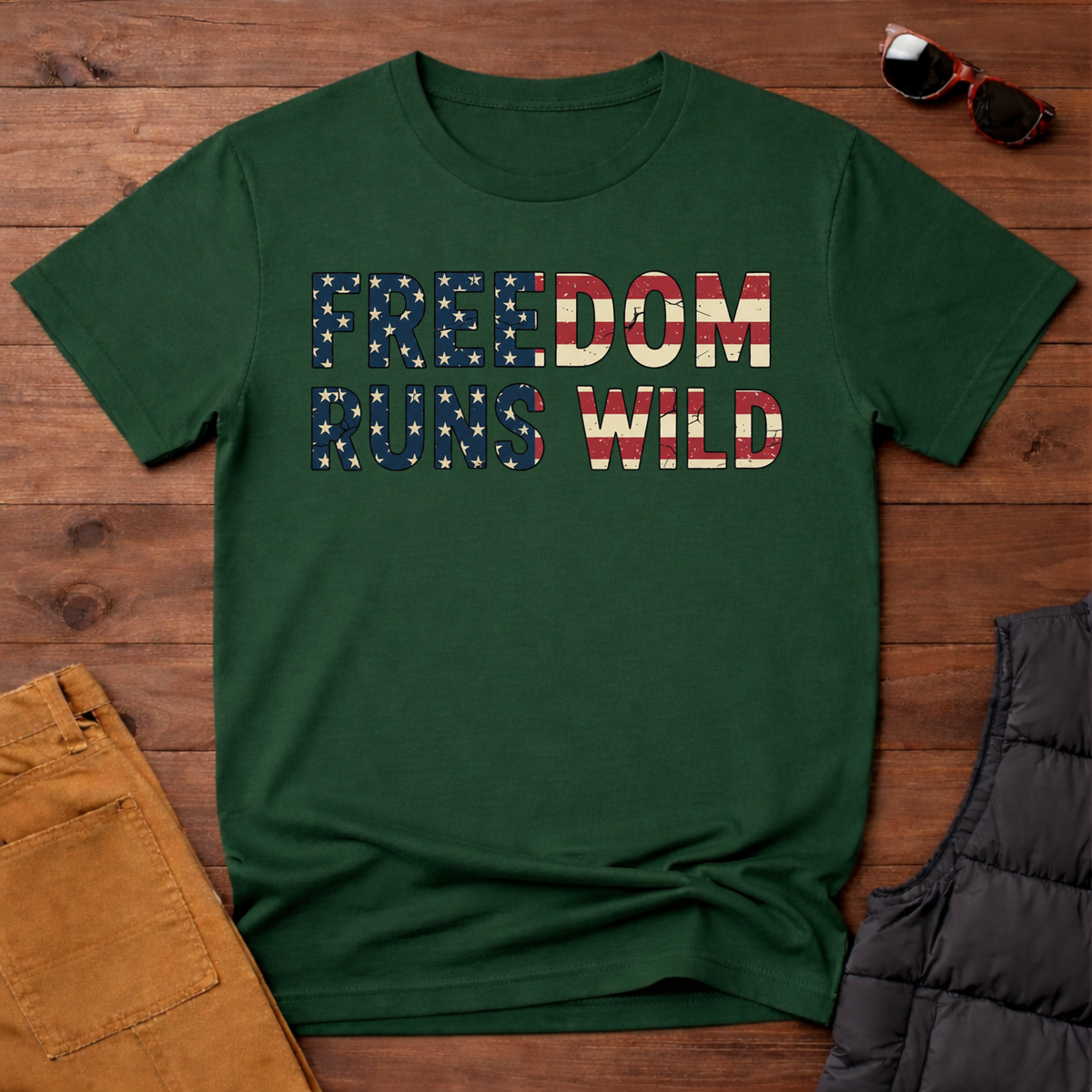 Freedom Runs Wild T-Shirt