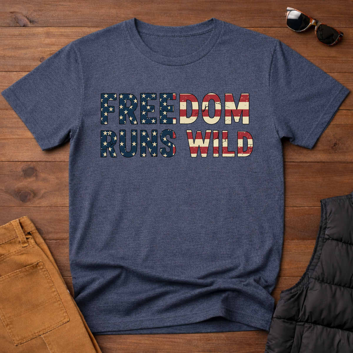 Freedom Runs Wild T-Shirt