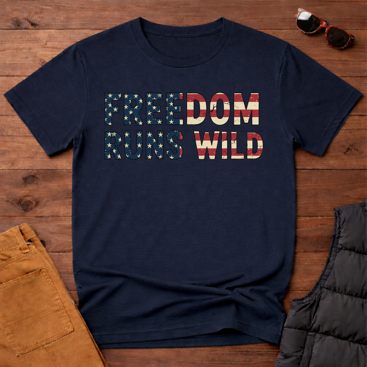 Freedom Runs Wild T-Shirt