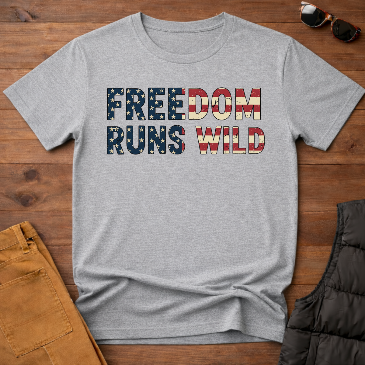 Freedom Runs Wild T-Shirt