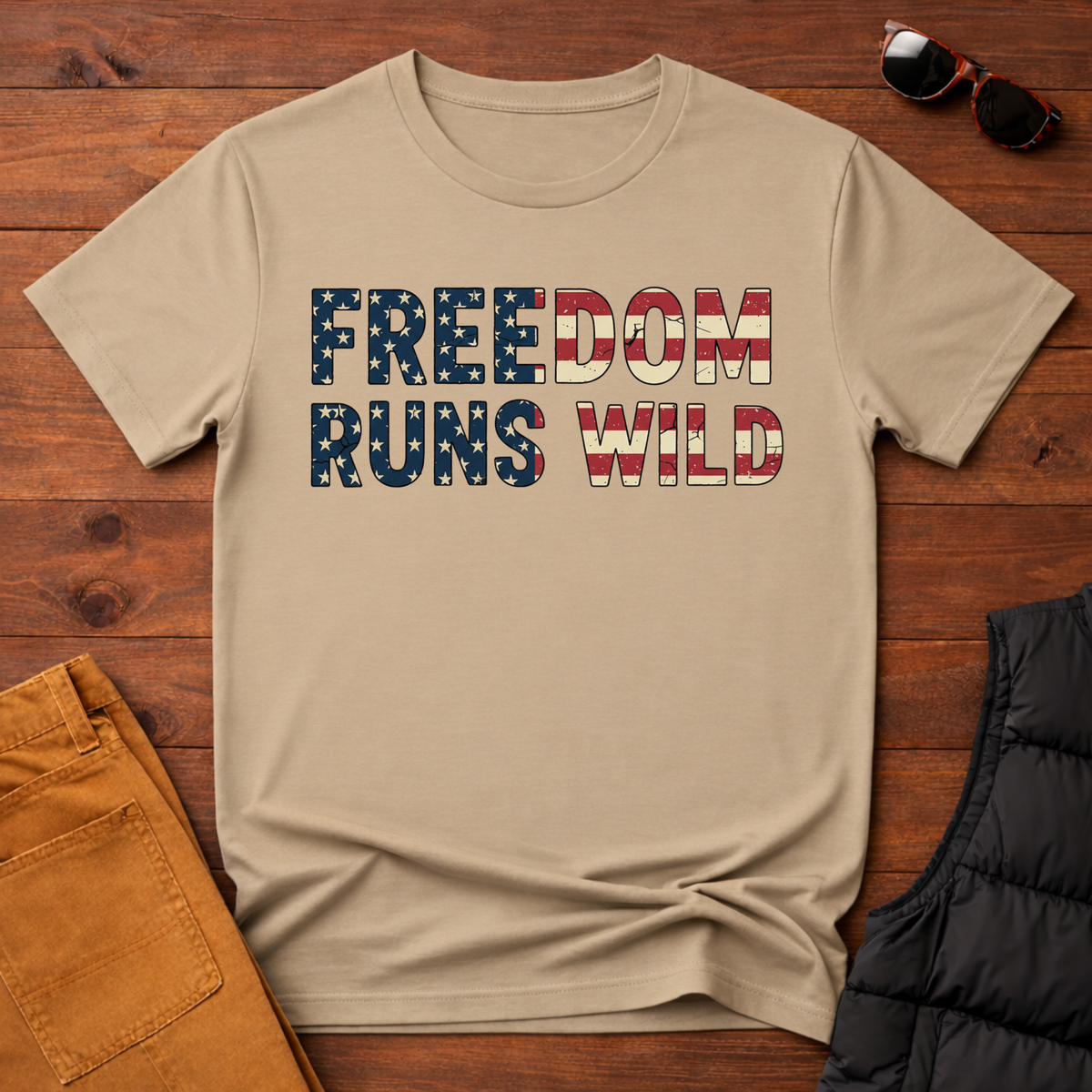 Freedom Runs Wild T-Shirt