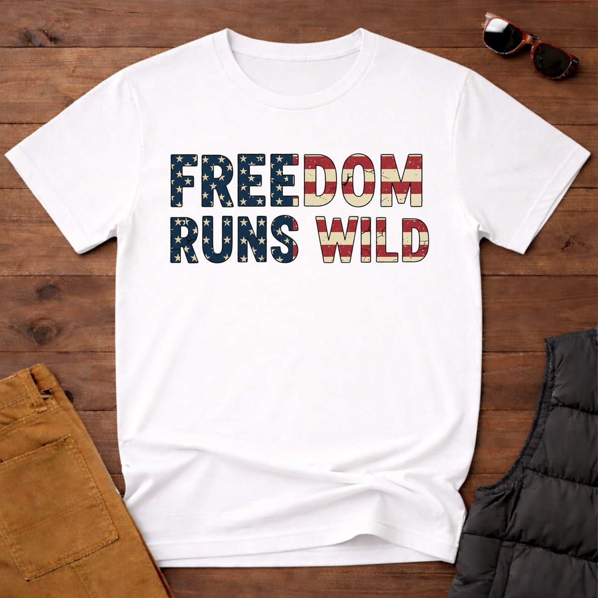 Freedom Runs Wild T-Shirt