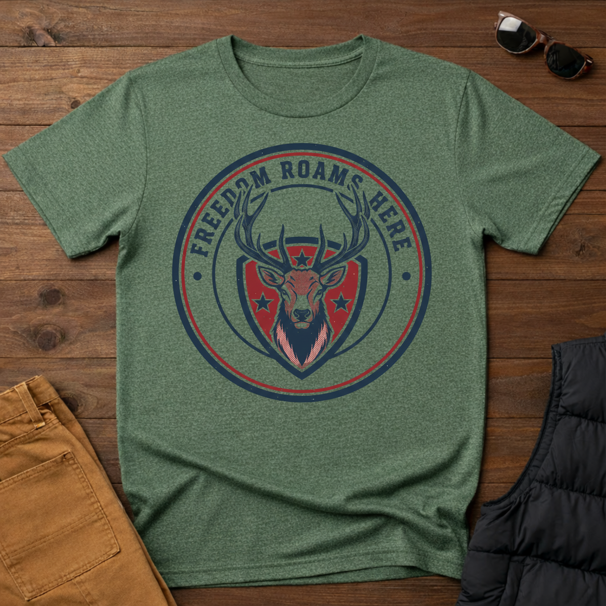 Freedom Roams Here T-Shirt