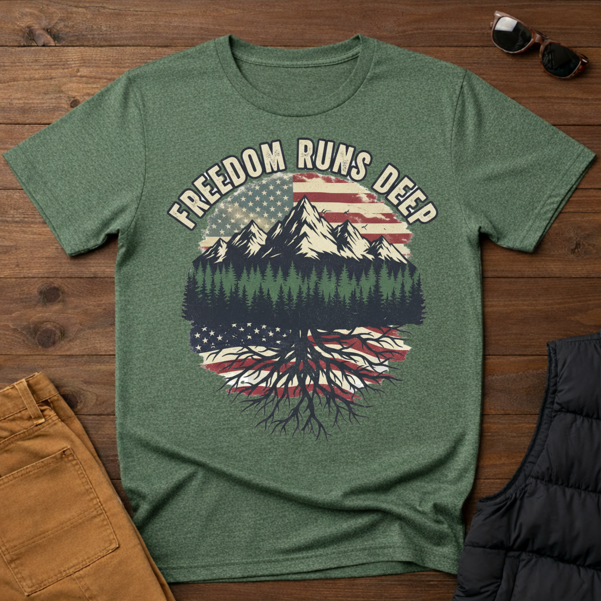 Freedom Runs Deep T-Shirt