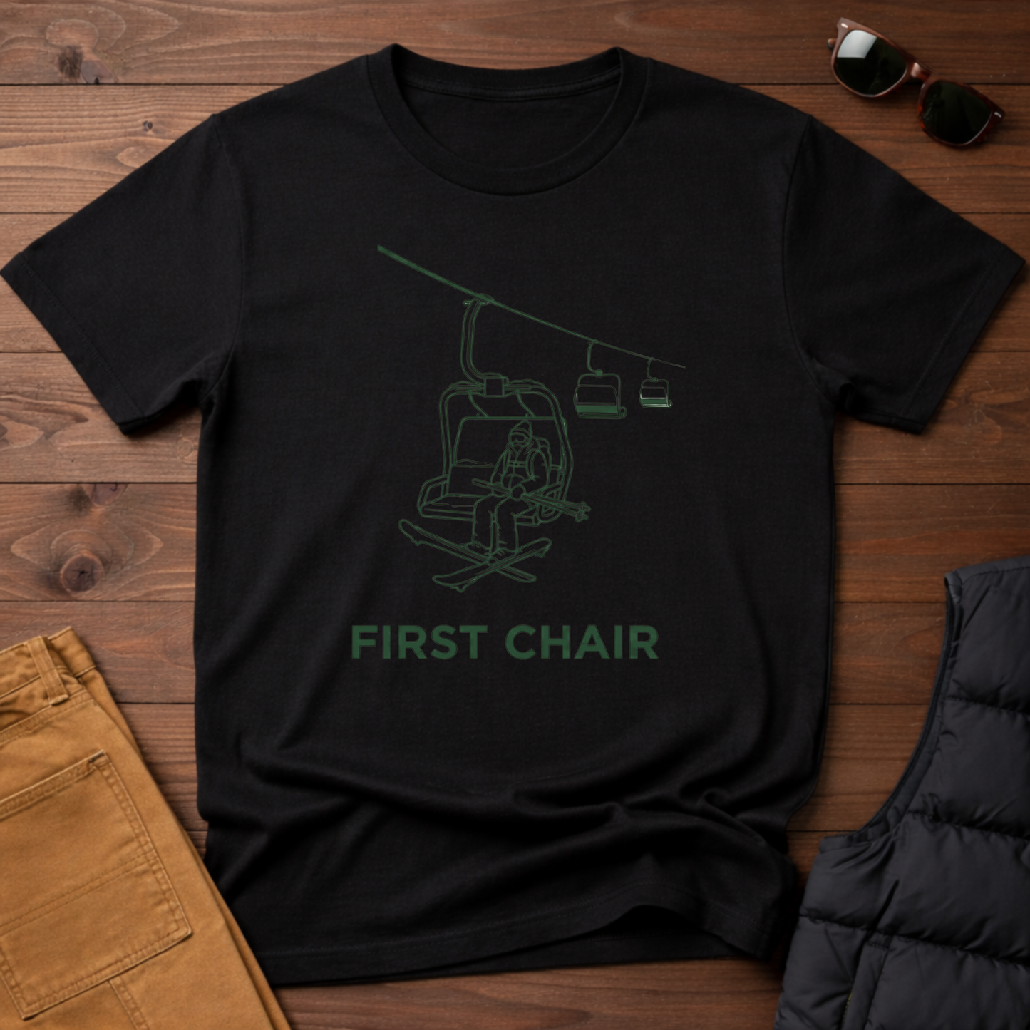 First Chair Ski Tee