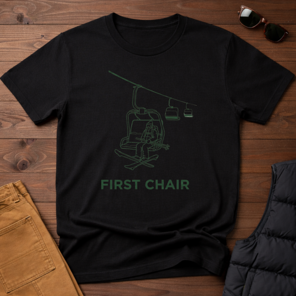 First Chair Ski Tee