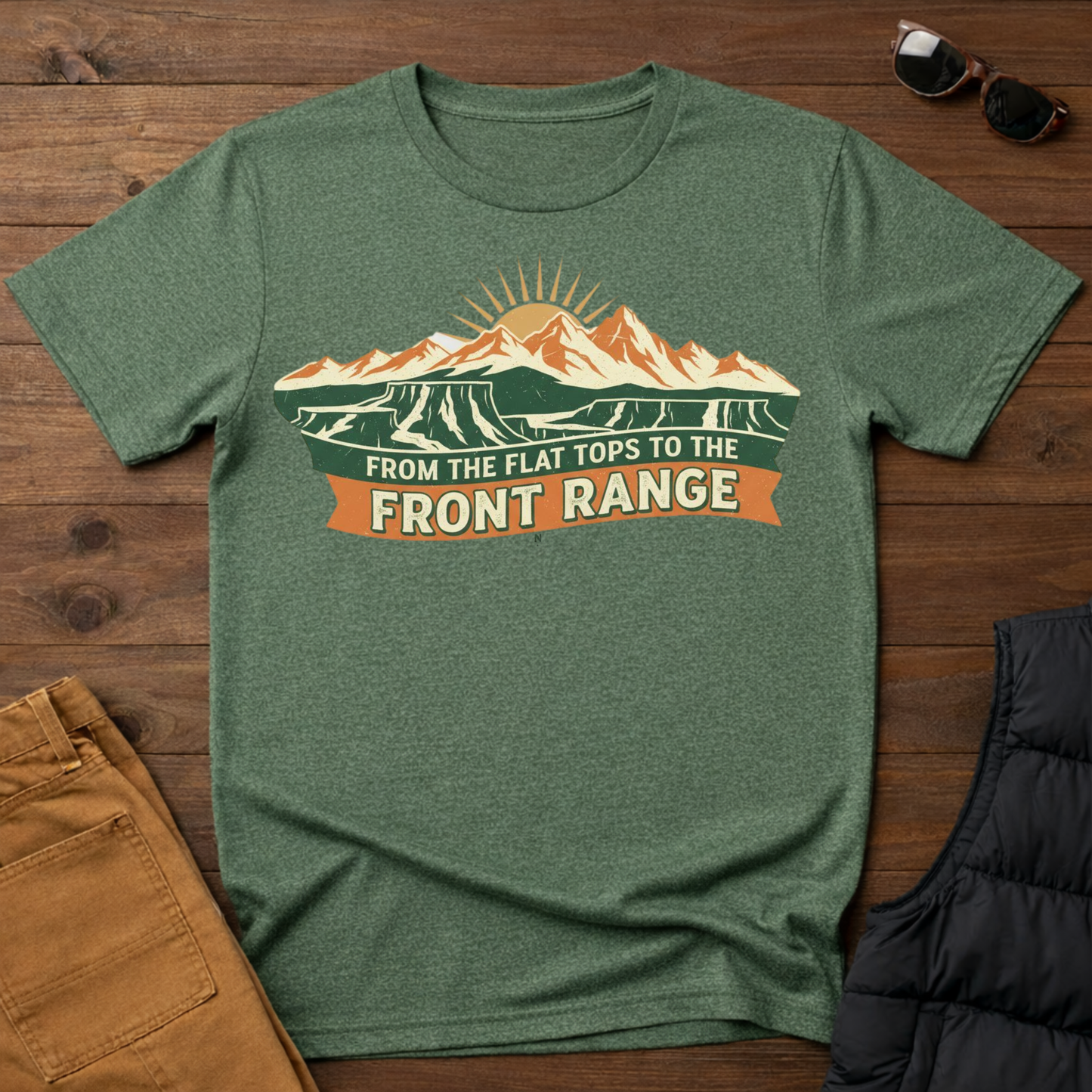 From the Flat Tops to the Front Range T-Shirt