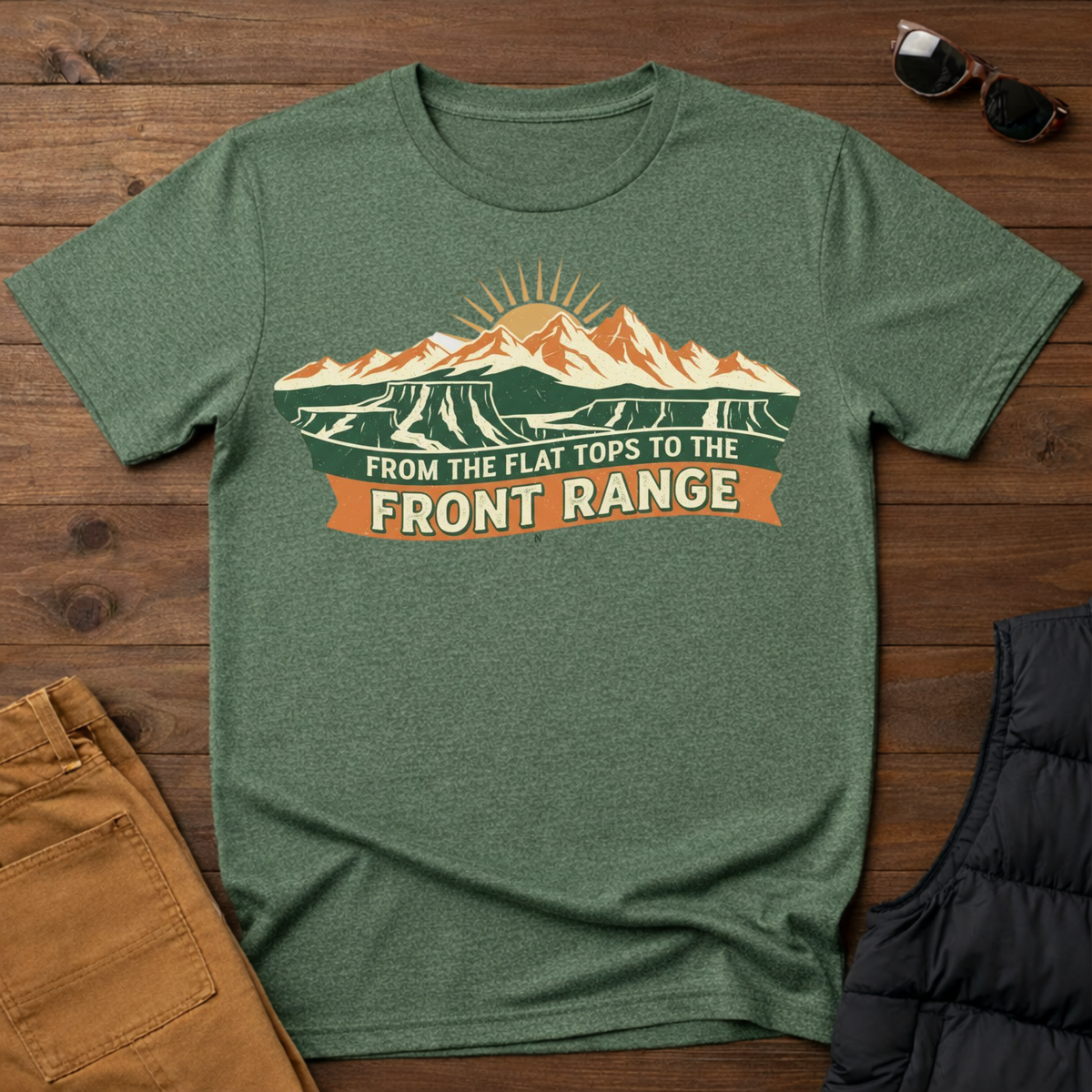 From the Flat Tops to the Front Range T-Shirt