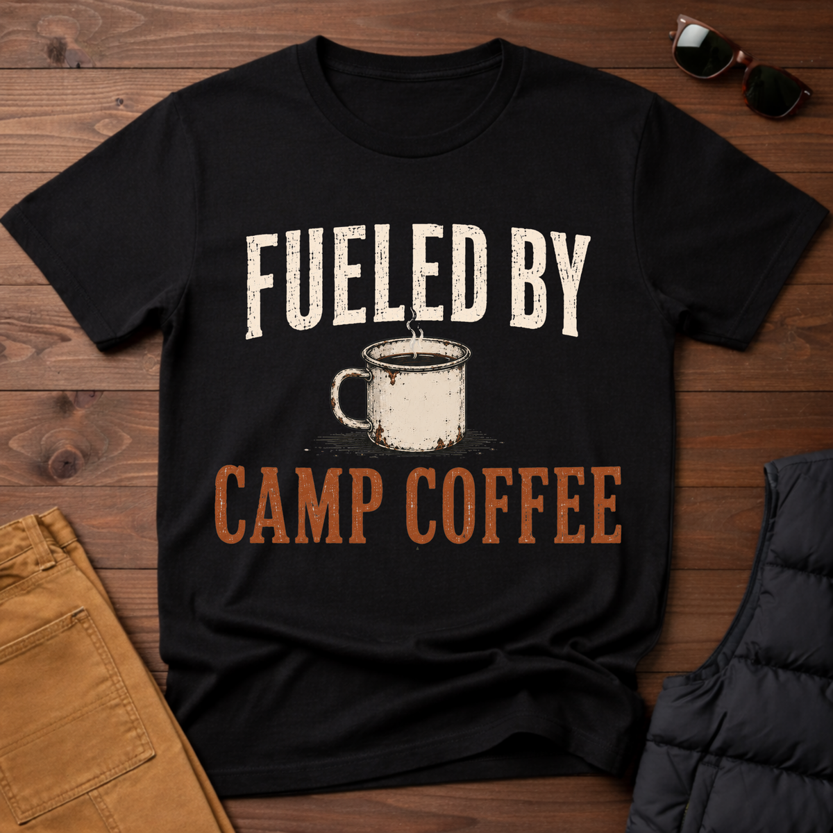 Fueled By Camp Coffee T-Shirt