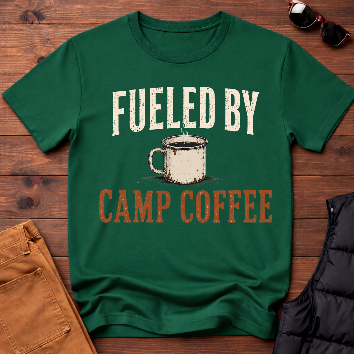 Fueled By Camp Coffee T-Shirt