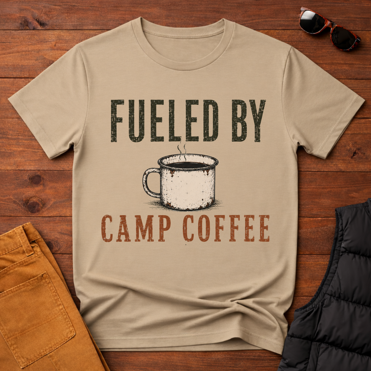 Fueled By Camp Coffee T-Shirt