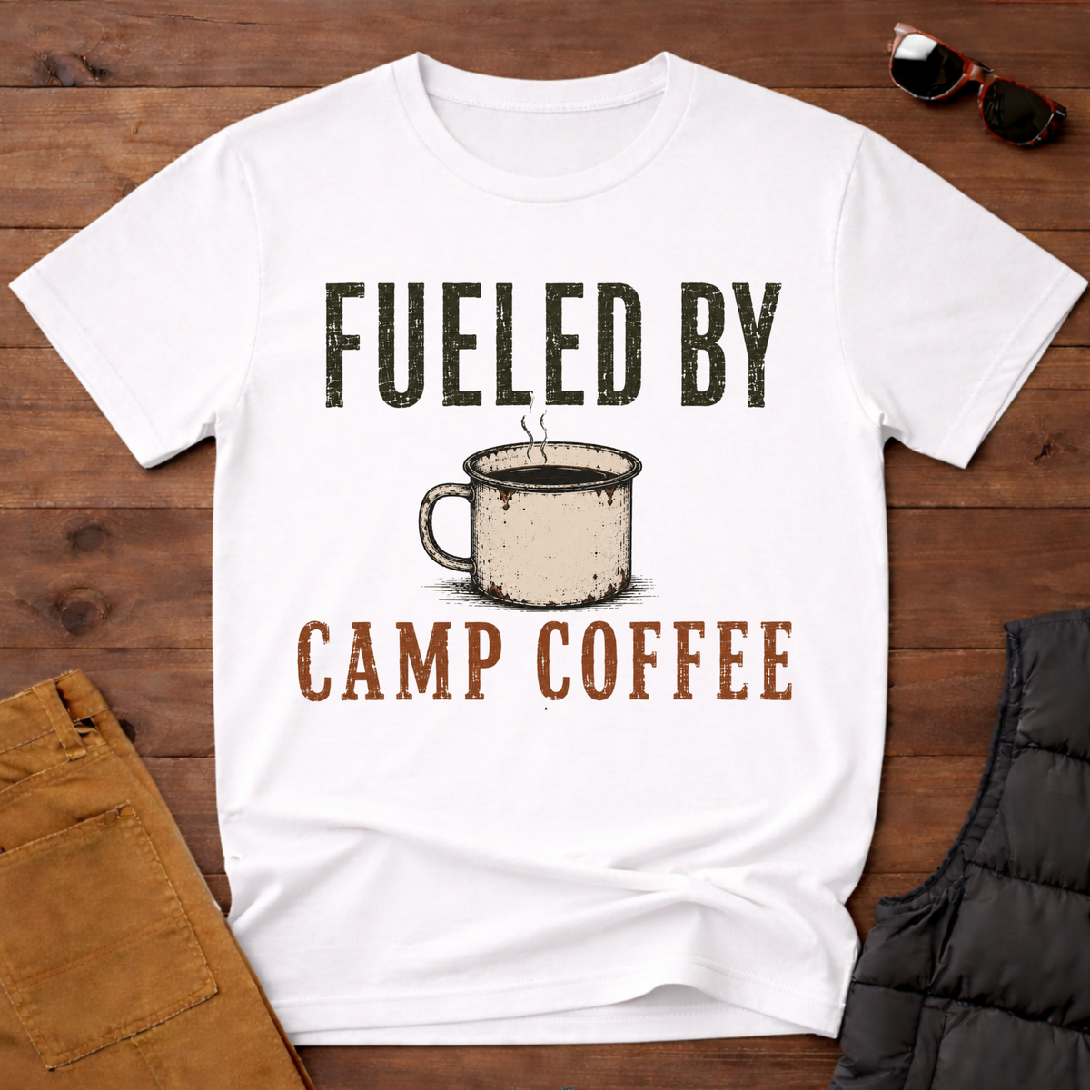 Fueled By Camp Coffee T-Shirt