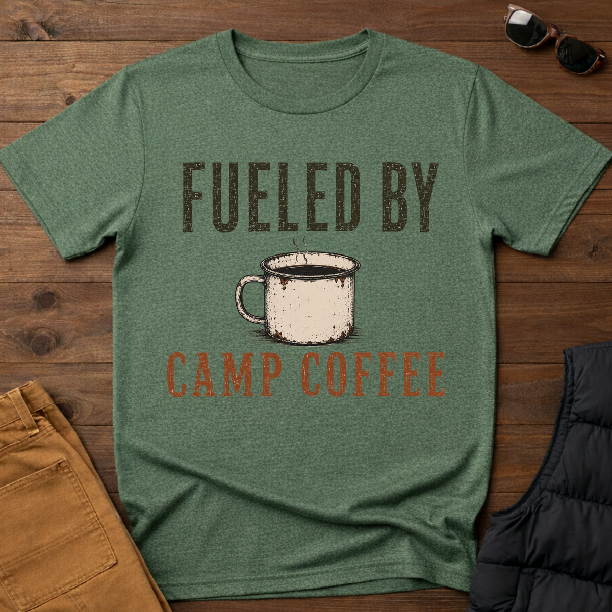 Fueled By Camp Coffee T-Shirt