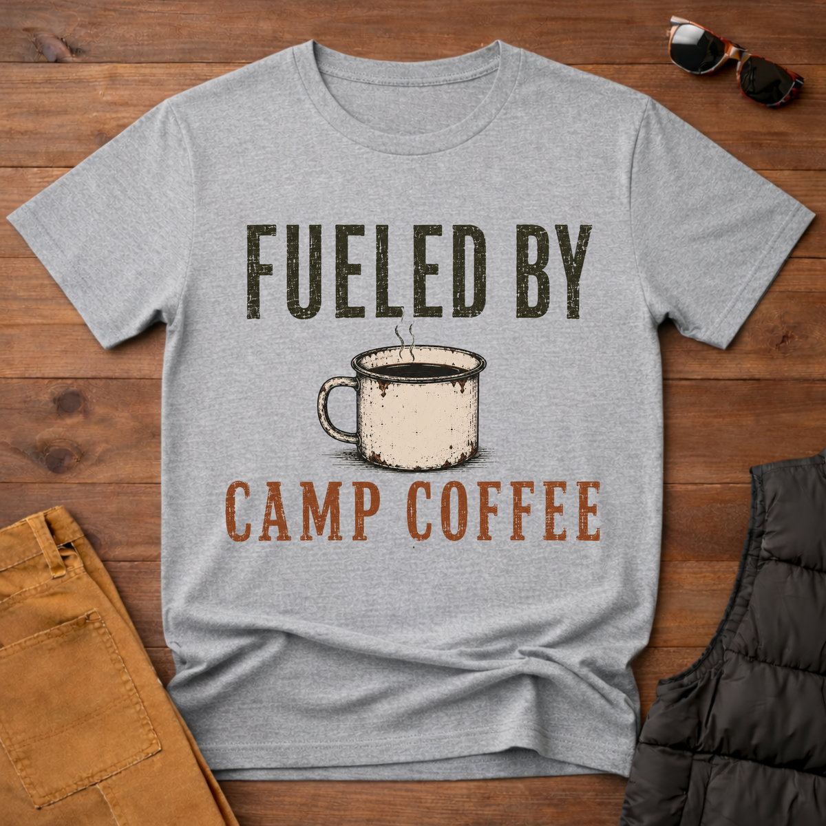 Fueled By Camp Coffee T-Shirt