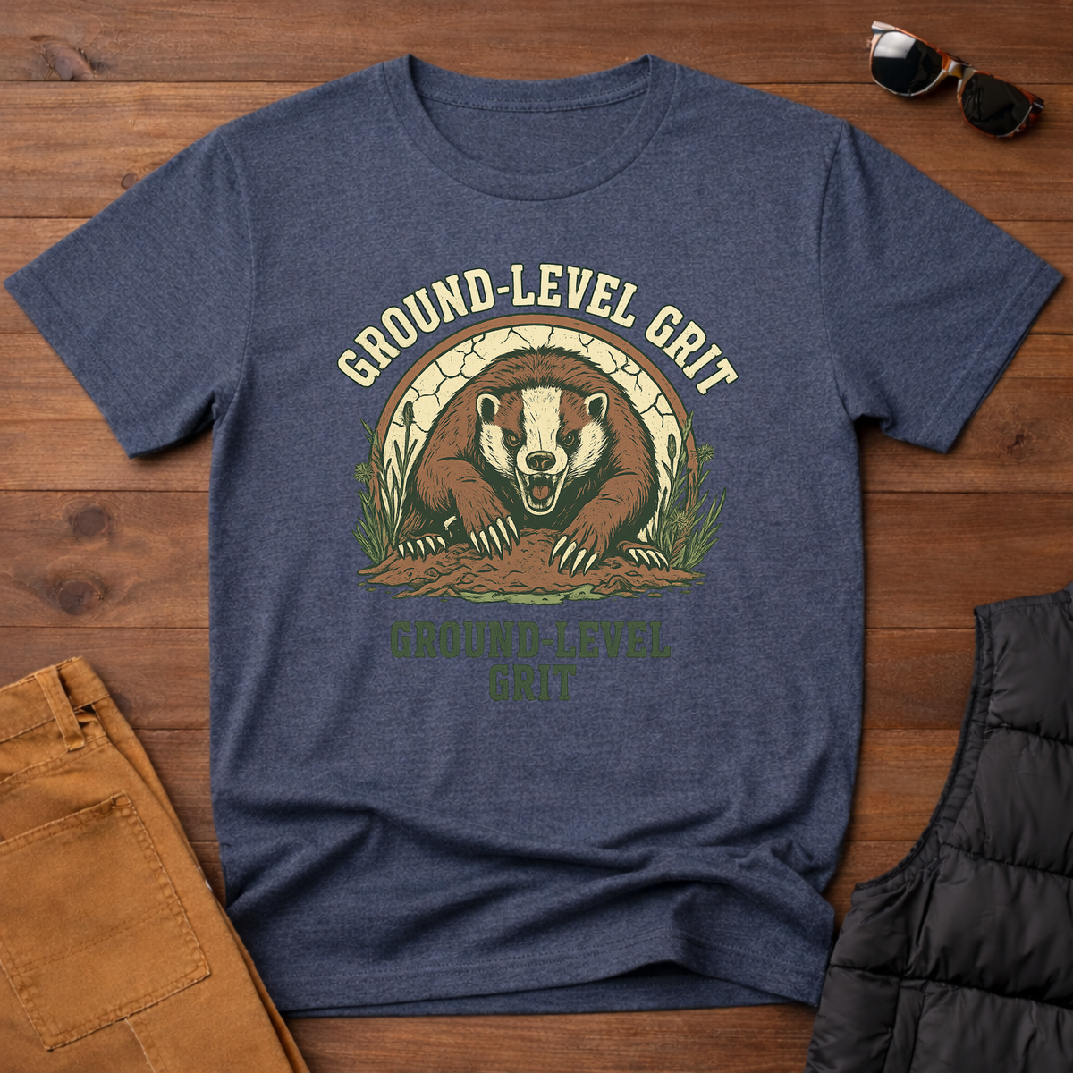 Ground Level Grit Badger T-Shirt