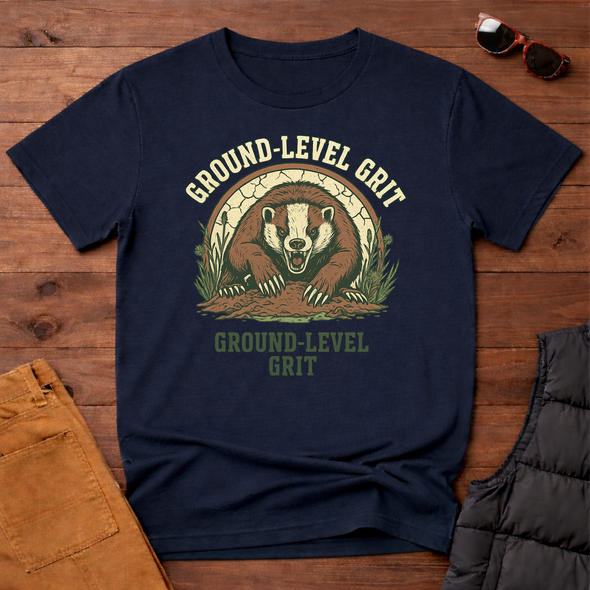 Ground Level Grit Badger T-Shirt