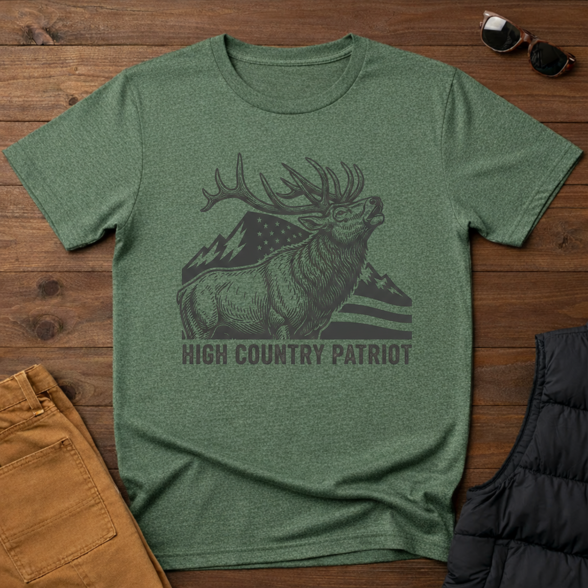 High Country Patriot Elk T-Shirt