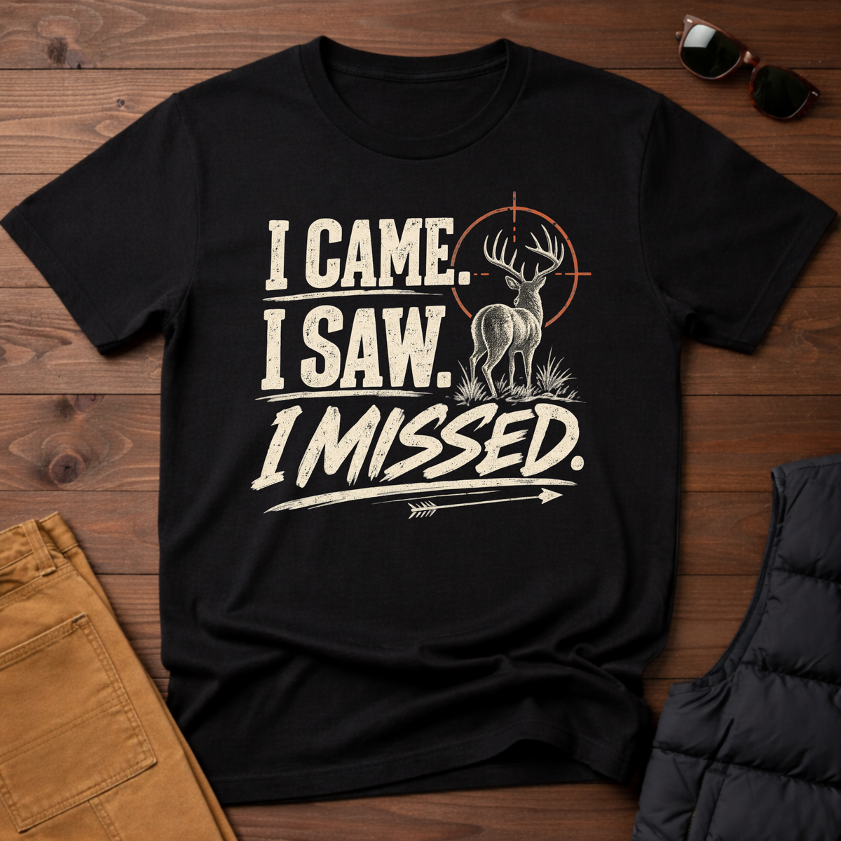 I Came I Saw I Missed T-Shirt